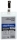 Ecuson rigid Office box, vertical, transparent, cu clip rotativ, 60x98 mm